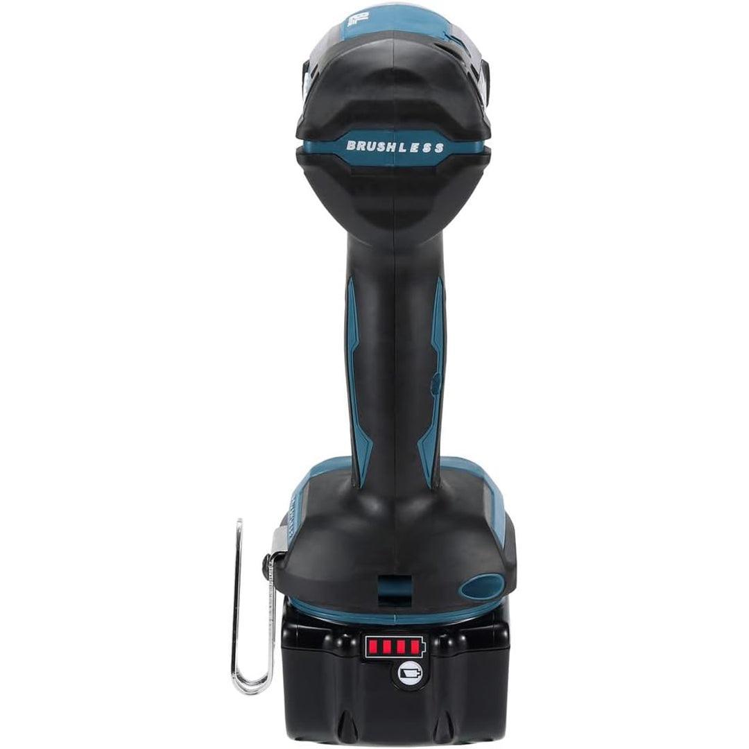 Makita DTD153RTJ 18V LXT Brushless Impact Driver Set – Includes 2 x 5.0Ah Batteries, Charger, and MAKPAC Case