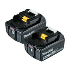 Makita DUB185 18V LXT Cordless Blower – Includes Dust Collection Bag & 2 x 5.0Ah Battery Packs